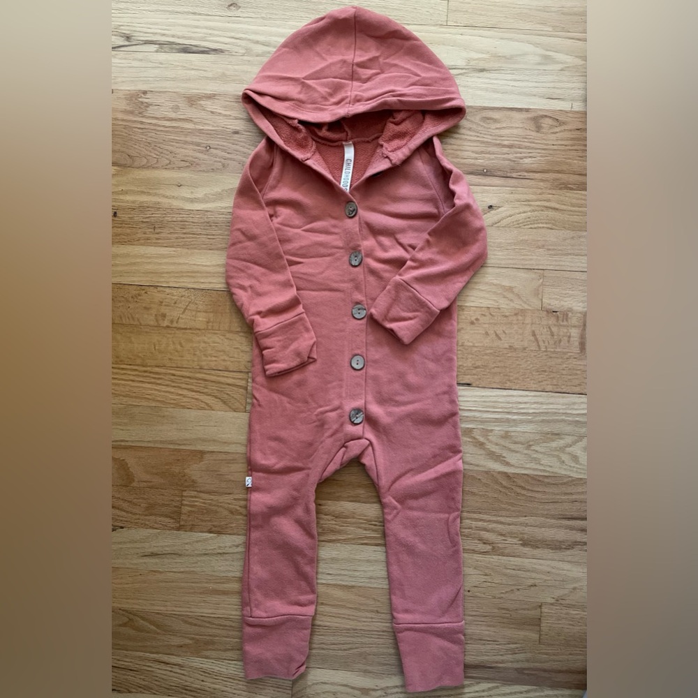EUC Childhoods Hooded Romper